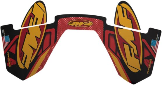 FMF Hex Powercore 4 Wrap Logo Aluminum Decal - Image 2