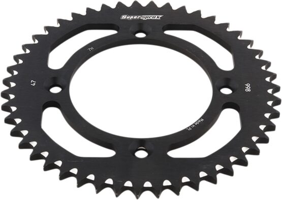Supersprox 47T Black Aluminum Rear Sprocket 420 Chain Fits Suz/Yam