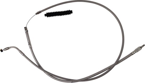 Barnett High-Efficiency Stainless Clutch Cable +6in for Harley-Davidson