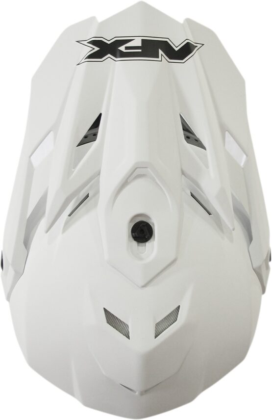 FX-19R Full Face Offroad Helmet Matte White X-Small - Image 3