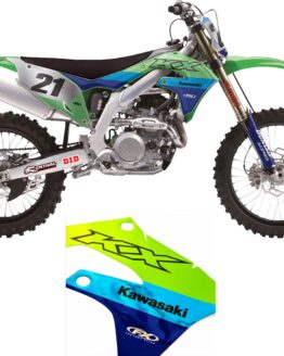 Factory Effex Candy Chrome Airbox/Shroud Graphics Kit For 19-24 KX250F/KX450