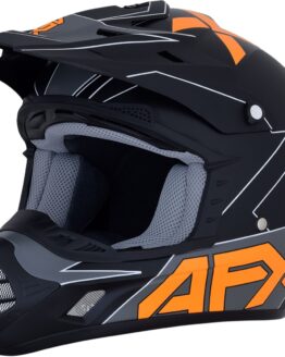 FX-17 Full Face Offroad Helmet Matte Orange Large