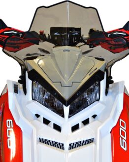 PowerMadd Cobra Low Tint 16" Windshield For Polaris AXYS Snowmobiles