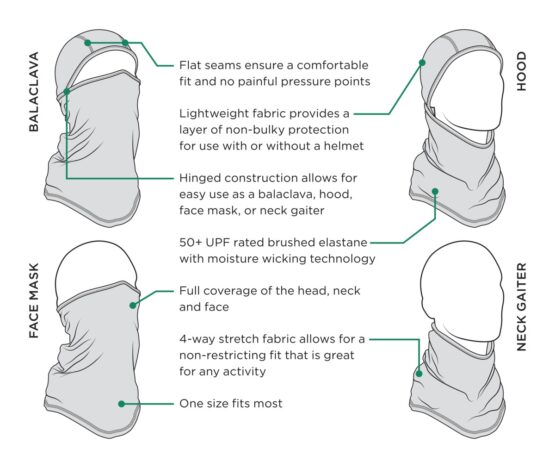 Convertible Balaclava SportflexT - Image 2