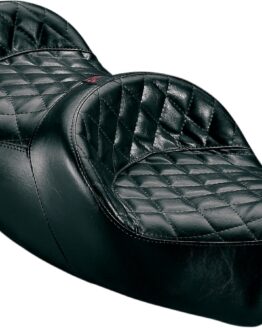 Touring Stitched 2-Up Seat Black Foam