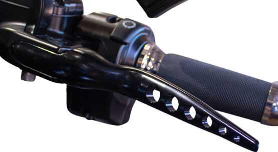 Bagger Nation Racing Hand Lever Set Black For Harley-Davidson Softail - Image 2