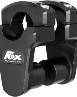 ROX Speed FX Pivoting Handlebar Risers 2in Black for 1-1/8in Bar Clamps