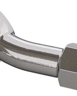 Goodridge 20 Degree Banjo Adapter for 3/8 or M10 Bolt, Silver