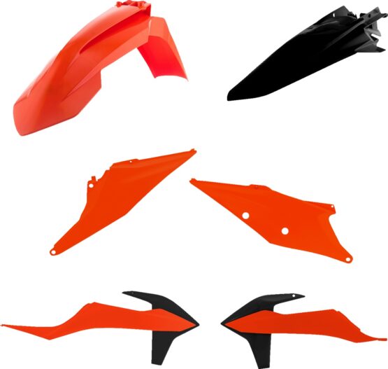 Acerbis Plastic Kit KTM 20-23 EXC-F/XCF-W/EXC TPI/XC-W TPI Orange Black