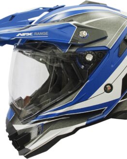 FX-41DS Range Full Face Dual-Sport Helmet Matte Blue X-Large