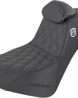 Saddlemen Pro Series SDC Performance Grip Seat Black For Harley Softail