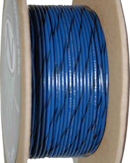 NAMZ 100ft 20 AWG Blue/Black Stripe Primary Wire Spool
