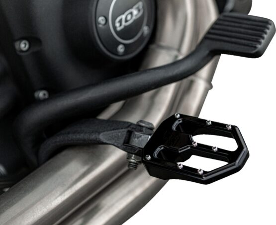 Pro-One Moto V1 Foot Pegs Black Male Mount Pair - Image 2
