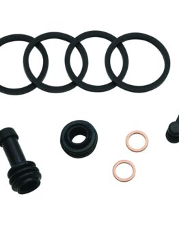 QuadBoss Front Brake Caliper Rebuild Kit Black Fits 13-15 Polaris Brutus HD