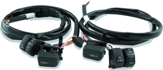Twin Power Handlebar Switch Kit Black For 96-06 Big Twin and XL