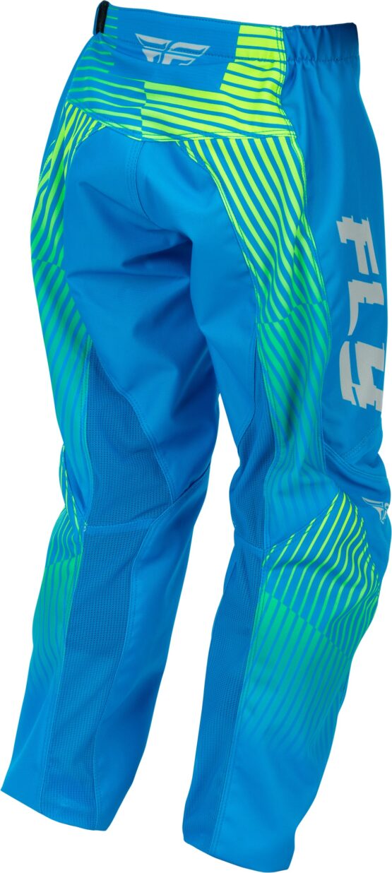Fly Racing F-16 Youth Pants Blue/Hi-Vis Size 26 - Image 4