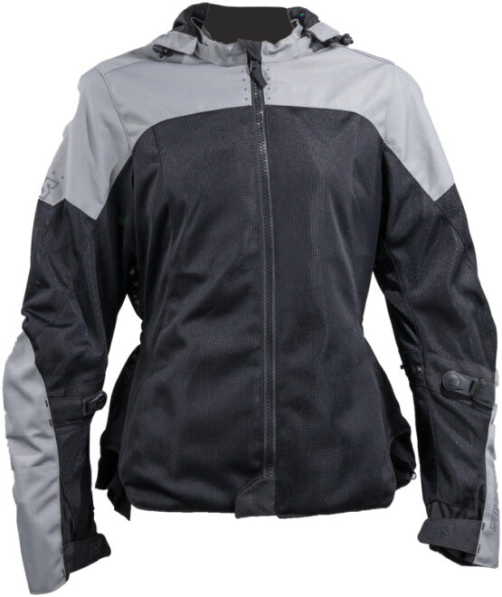 Speed and Strength Starstruck Mesh Jacket Grey Black Womens Large