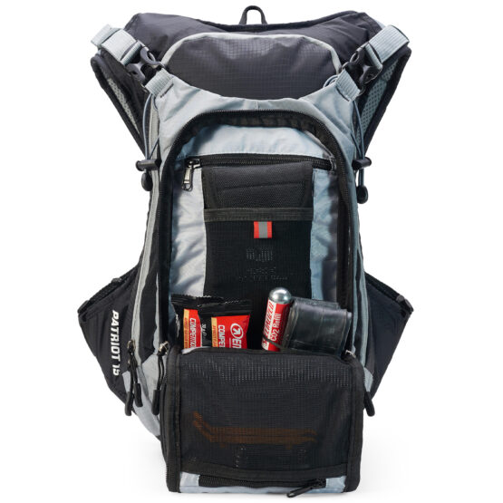 USWE Patriot 15 MTB Protector Pack 15L Grey/Black One Size - Image 5