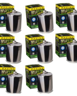 HF170CRC Race Oil Filter Chrome - 8 Pack