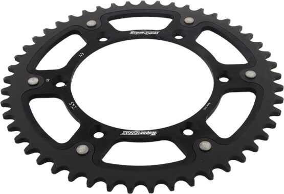 Supersprox Stealth Rear Sprocket 49T Black 520 Fits Yamaha YZ WR TTR - Image 2