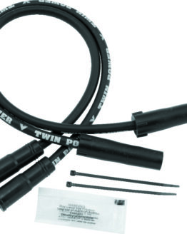 TwinPower Black Ignition Wire Set For 99-08 FLH FLT EFI 04-06 XL