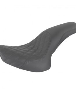 Profiler Lattice Stitched 2-Up Seat - Black