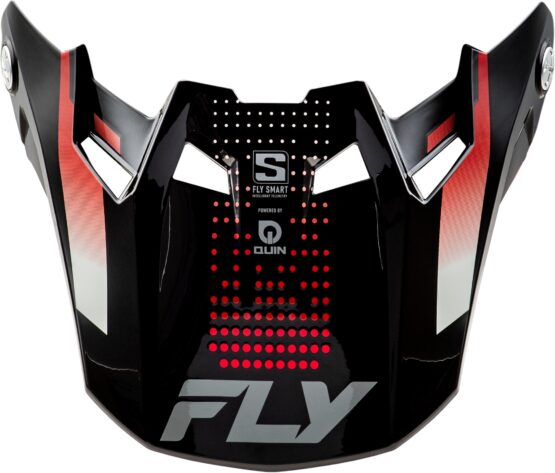 Fly Racing Formula S Visor Black Carbon/Red MD/LG