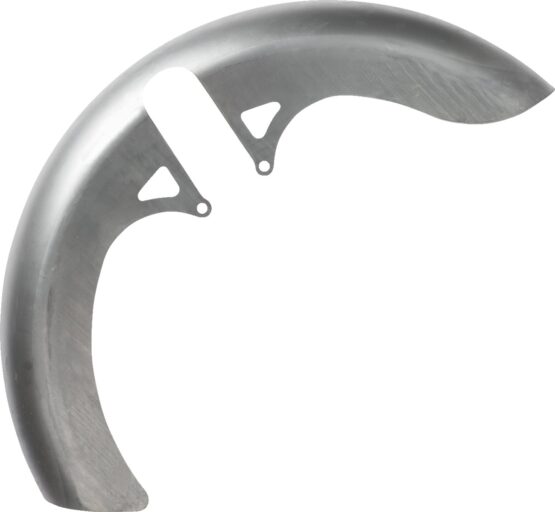 Arlen Ness Radial Fat Wrap Front Fender Gray Steel