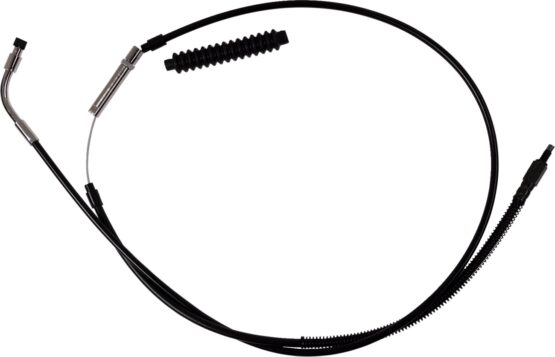 Barnett High-Efficiency Black Vinyl Clutch Cable +8in For Harley Street Glide