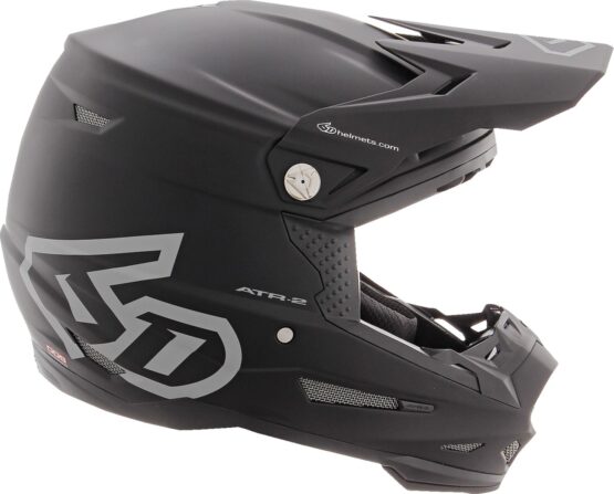 6D ATR-2 Solid MX Helmet Matte Black Small