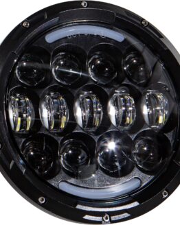HardDrive 7in 105W LED Headlight Black 5500/3000 Lumens