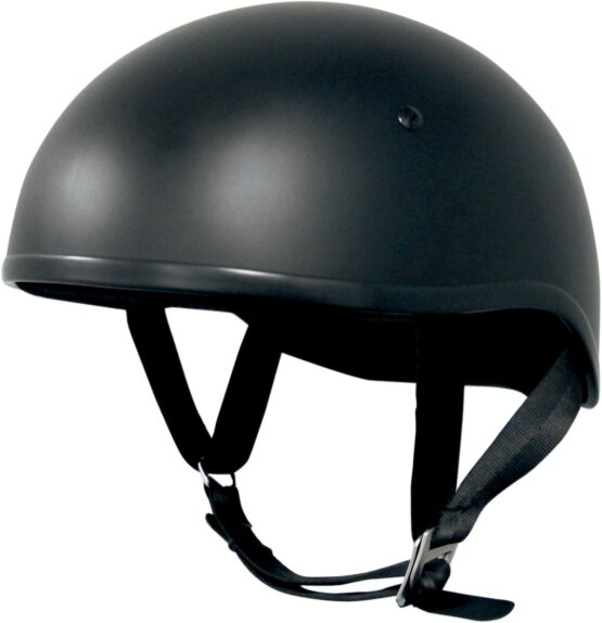 FX-200 Slick Street Half Helmet Matte Black X-Small - Image 2