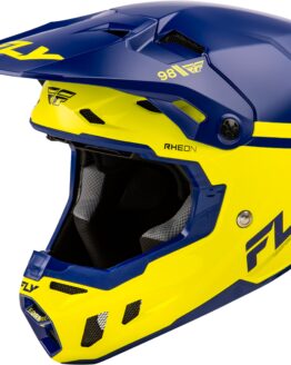 Fly Racing Formula CC Objective Helmet Navy/Yellow LG