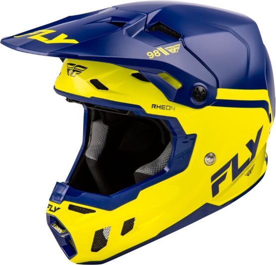 Fly Racing Formula CC Objective Helmet Navy/Yellow SM