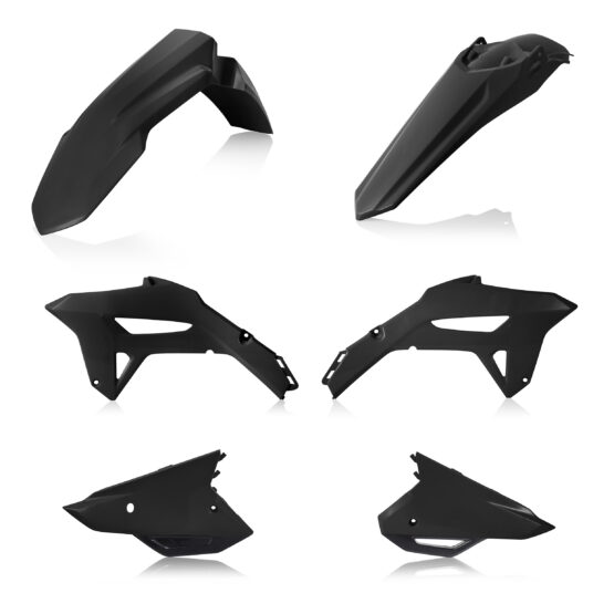 Acerbis Plastic Kit Black For 22+ Honda CRF250R 21-24 CRF450R