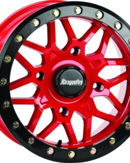 DragonFire Typhon 15x7 Red Wheel 4/156 +10