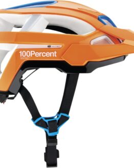 100% Altec Fidlock Bicycle Helmet S/M White Orange Blue Neon Orange Unisex
