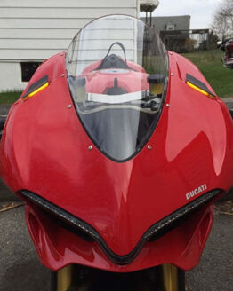 Mirror Block Off Turn Signals Black Fits 15-19 Ducati 1299 Panigale