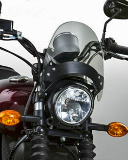 Flyscreen Windscreen Smoke w/Black Hardware