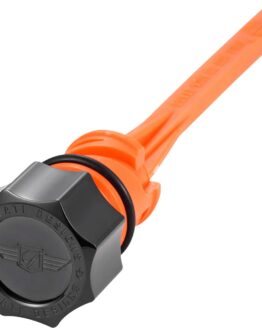 FIGURATI DESIGNS Magnetic Oil Dipstick Curved Black M8 Softail For Harley-Davidson