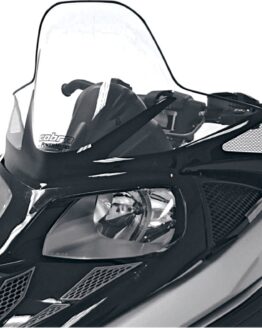 Powermadd 16.5" Tall Windshield Clear/Black Fits Arctic Cat F-Series