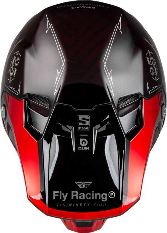 Fly Racing Formula S Carbon Legacy Helmet Red Carbon/Black 2X-Large - Image 4