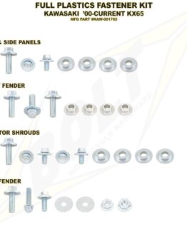 Full Plastic Fastener Kit