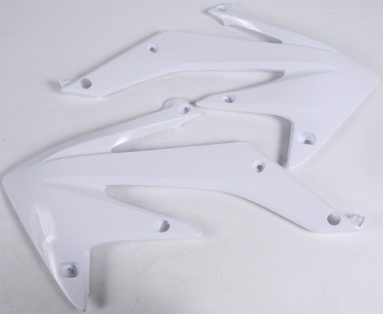 Acerbis Radiator Shrouds White Plastic 2pc Fits 05-08 Honda CRF450R