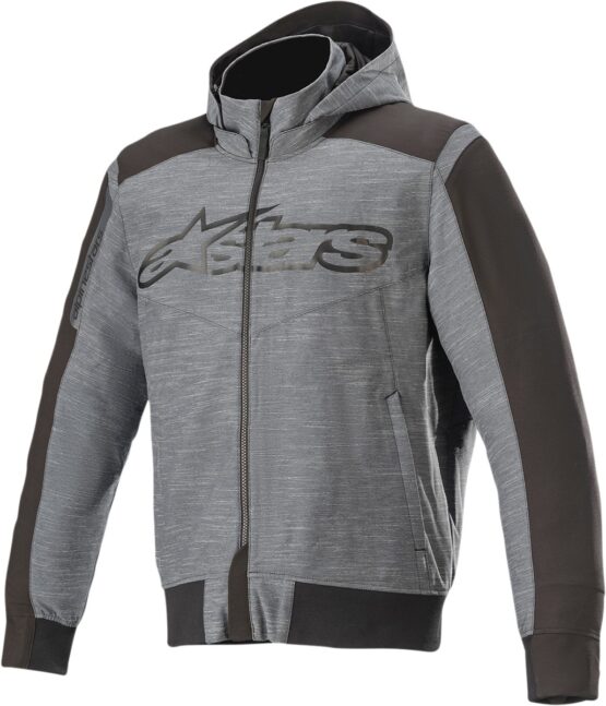 Black & Gray Rhod Armored Hoodie Jacket X-Large