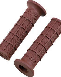 ODI Hart-Luck Full Waffle Slip-On Grips Brown 1in V-Twin