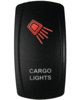 DragonFire Lighted Cargo Light Switch Red Dual LED