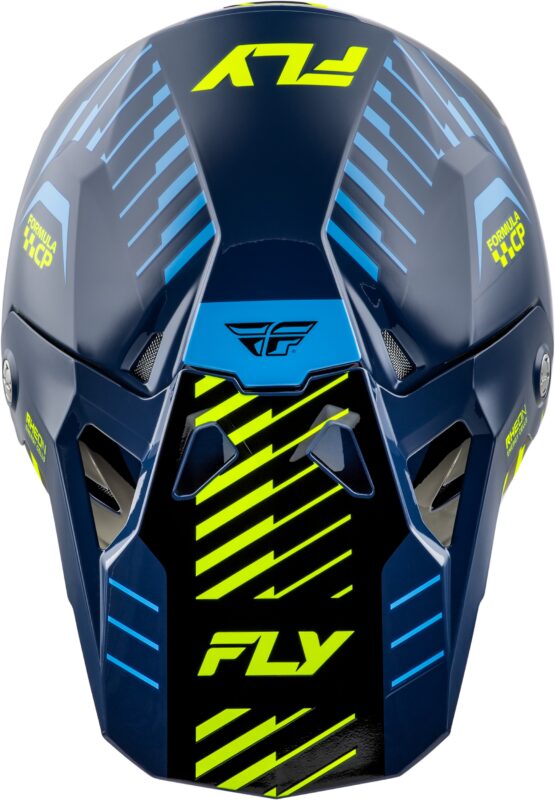 Fly Racing Formula CP Slice Helmet Navy/Hi-Vis/White XS - Image 3