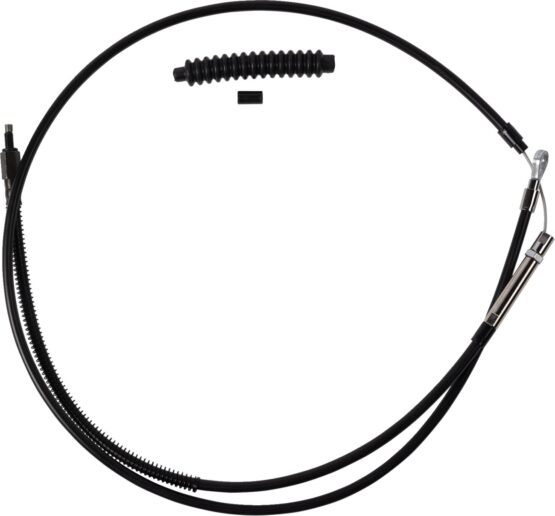 Barnett High-Efficiency Black Vinyl Clutch Cable +8in For Harley-Davidson