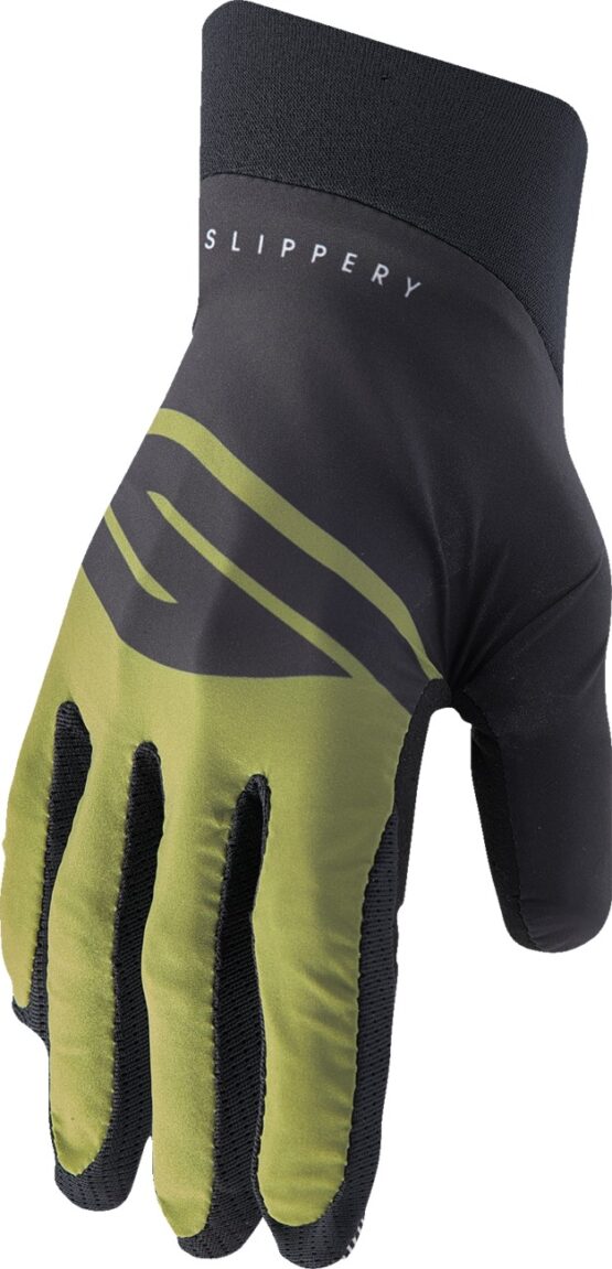 Slippery Flex Lite Gloves Black/Green Large Unisex